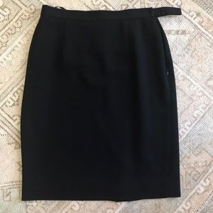 Rena Rowan Black Pencil Skirt. Sz 6